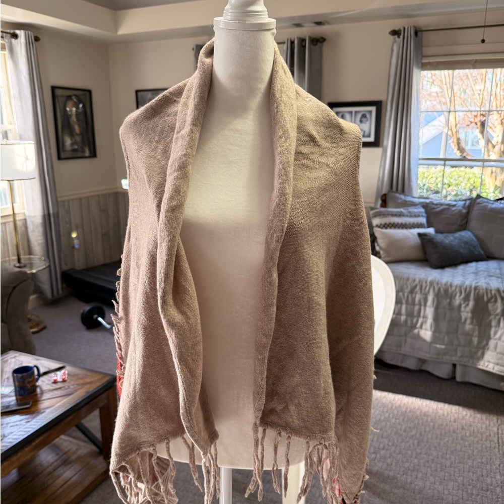 Women's Ella Moss boho Chevron Sweater Vest - Picture 4 of 4